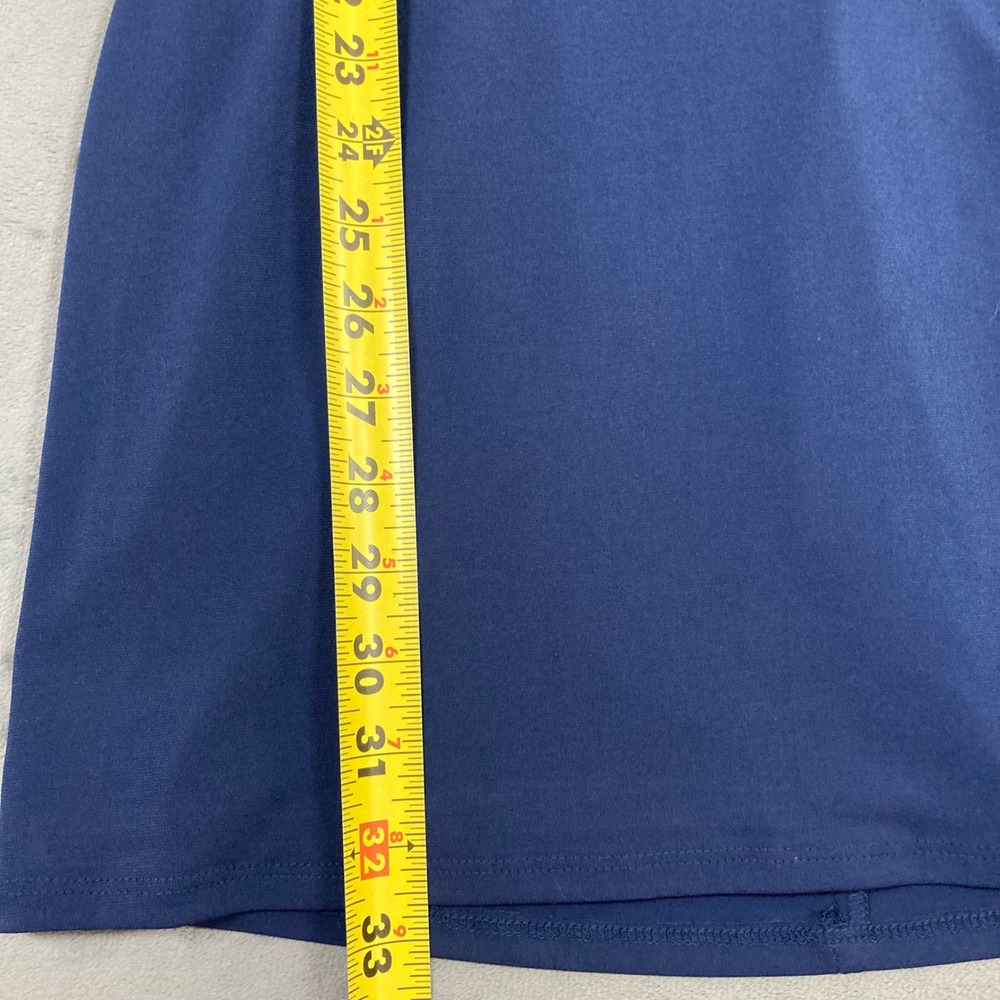 Speechless Navy Blue Rhinestone Cutout Waist V-Neck Mini Dress Size 7 - Picture 4 of 7